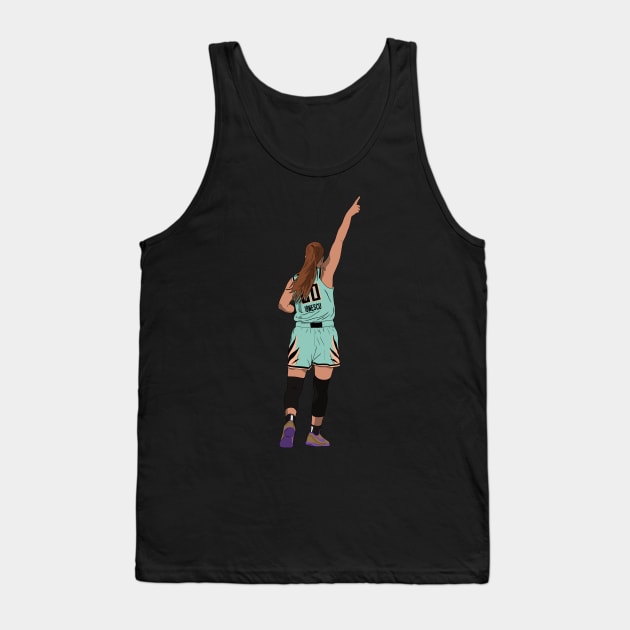 Sabrina Ionescu NY Liberty Basketball Tank Top by Hevding